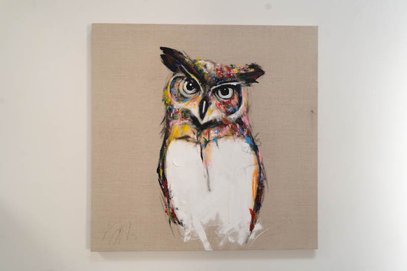 Title "owl"　contemporary art 第1張的照片