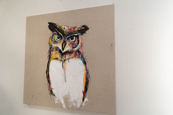 Title "owl"　contemporary art 第3張的照片