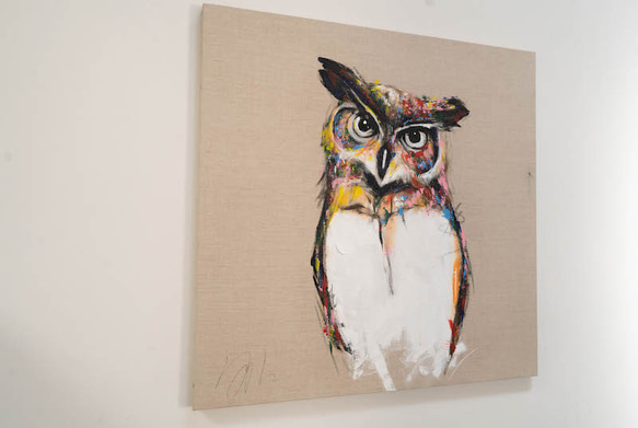 Title "owl"　contemporary art 第4張的照片