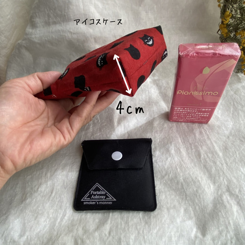 受注製作】とにかく軽い 重さを感じさせない タバコケースポップ 黒猫