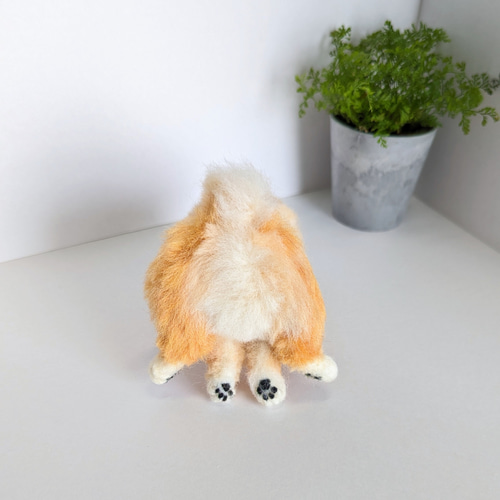 チャウチャウ 羊毛フェルト ぬいぐるみ 犬 置き物 送料無料 羊毛