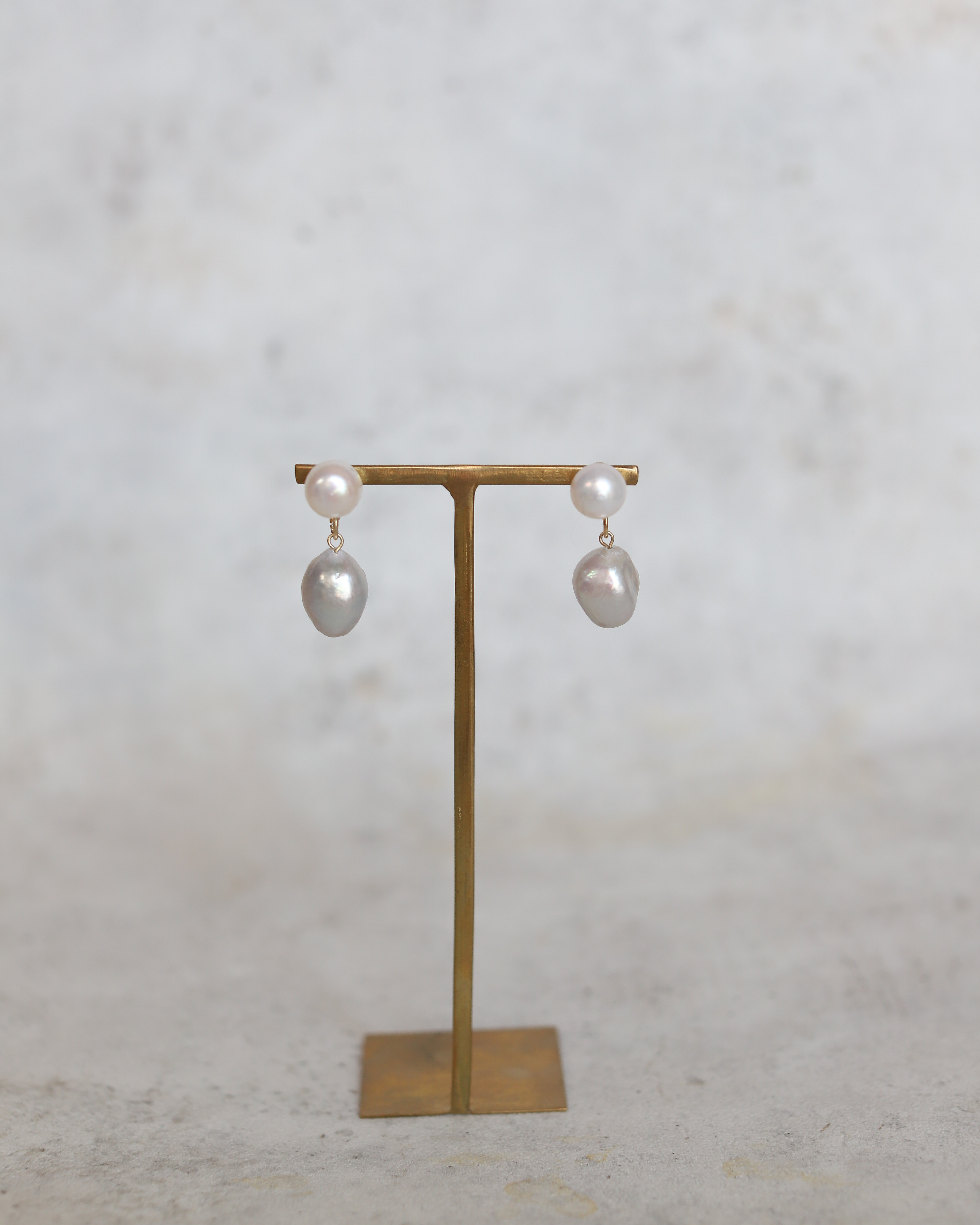 【淡水パール】揺れるピアス