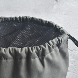 シンプルな洗える保冷保温ランチ巾着(コットン) 16枚目の画像