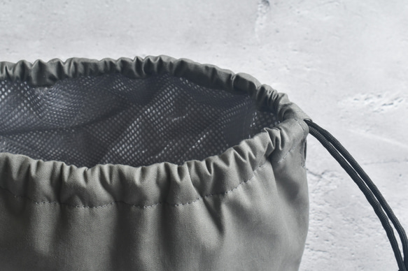 シンプルな洗える保冷保温ランチ巾着(コットン) 16枚目の画像