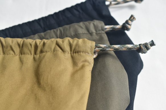 シンプルな洗える保冷保温ランチ巾着(コットン) 18枚目の画像