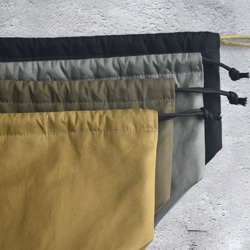 シンプルな洗える保冷保温ランチ巾着(コットン) 19枚目の画像