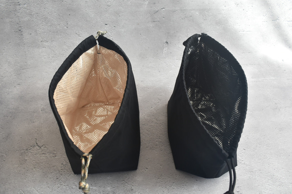 シンプルな洗える保冷保温ランチ巾着(コットン) 17枚目の画像