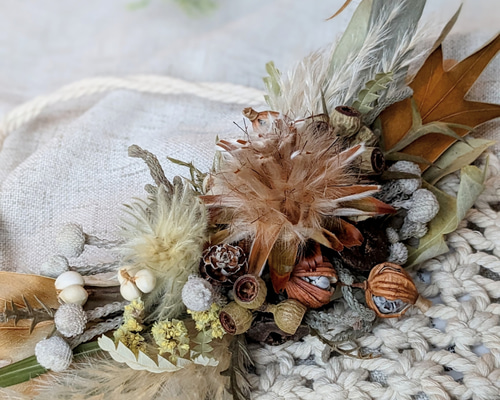 マクラメタペストリー　流木　フラワー 3e735195f8431276673019dd50196a