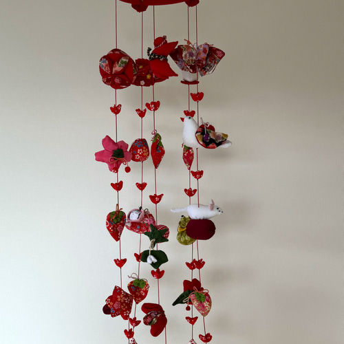 桃の節句 ひな祭り 吊るし飾り置き型 １点物 現品限 桃の節句 ひな祭り 吊るし飾り置き型 1点物 現品限 桃の節句 ひな祭り