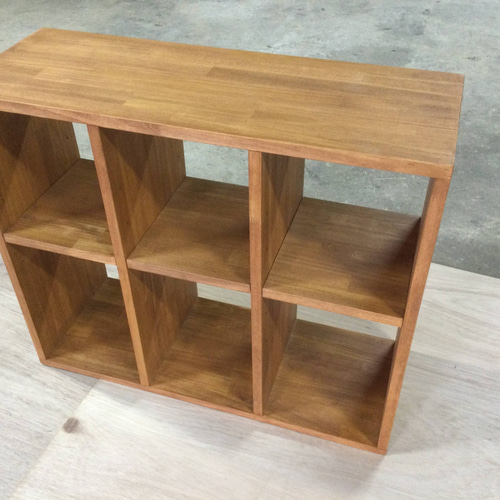 W800 オープン棚｜キューブボックス 箱 カウンター下収納 オイル仕上げ