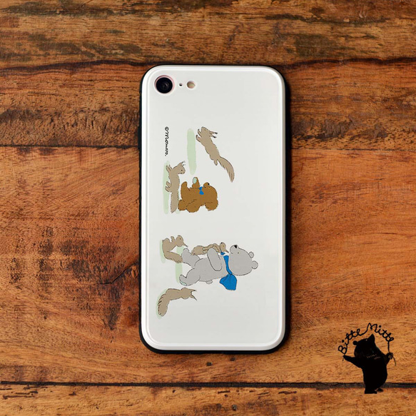 iPhone 手機殼相容 iPhone15 松鼠泰迪熊可愛 第1張的照片