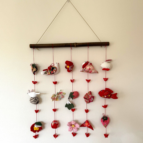 ① つるし雛 置き型 女の子用 ハンドメイド ① つるし雛 置き型 女の子