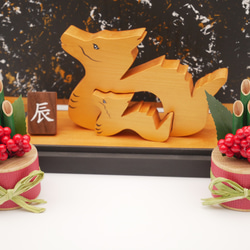 【正月飾り】ちいさな木筒の門松 miniサイズ　２個セット 3枚目の画像
