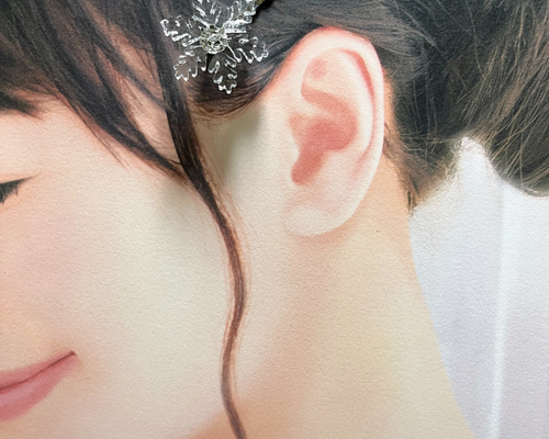 新作☆レジンヘアゴム　八重雪　氷雪 新作☆レジンヘアゴム 八重雪 氷雪 レジンヘアゴム 八重雪 氷雪