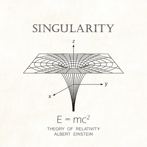 ポスター『Singularity』L1フレーム付き（正方形配置） 4枚目の画像