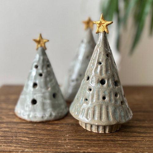 陶器　クリスマスツリー 楽天市場】sen ツリーのオブジェ【陶器 置物 クリスマスツリー