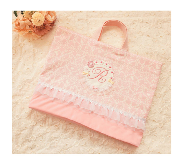 入園入学セット 女の子 ハンドメイド レッスンバック 絵本袋 通園 
