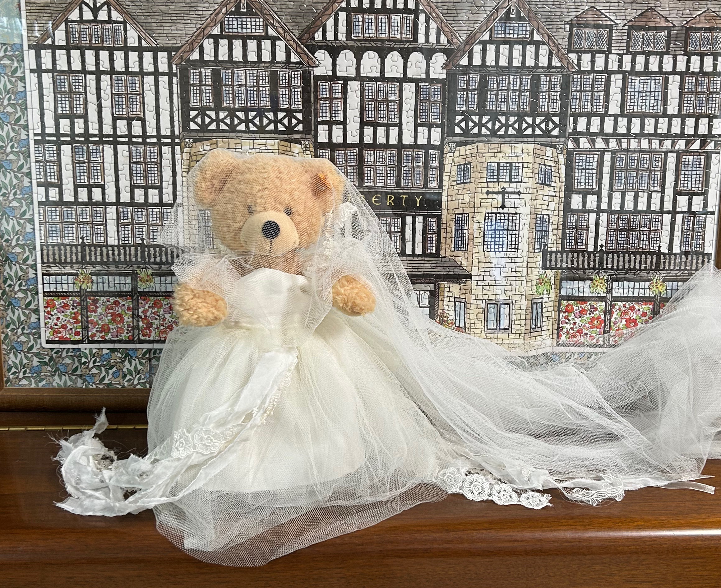 ウェディングドレス　ちょっとお揃いドレスくまさん用