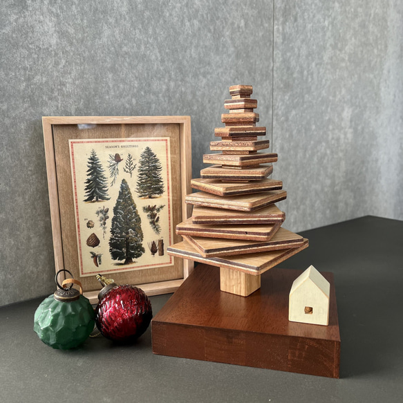 フレッシュもみの木木箱ツリー