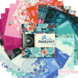 USAコットン RUBY STAR SOCIETY charmpack 42枚セット Backyard 1枚目の画像