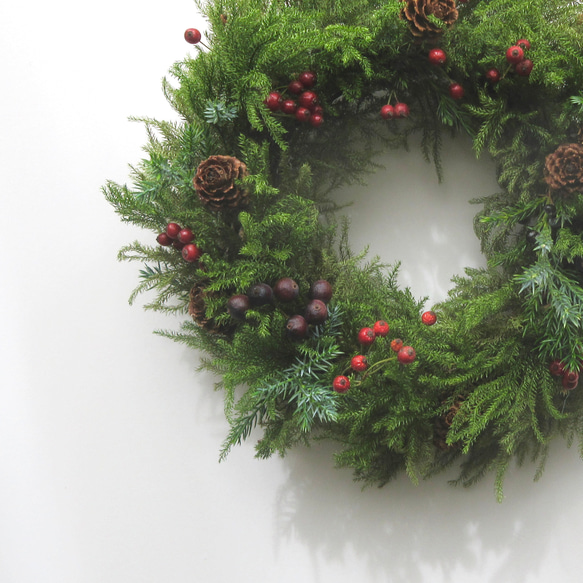 christmas wreath＊forest 2枚目の画像