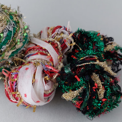 クリスマスハッピーバッグ2023(1)　　引き揃え糸 素材糸 ラッピング クリスマス 3枚目の画像