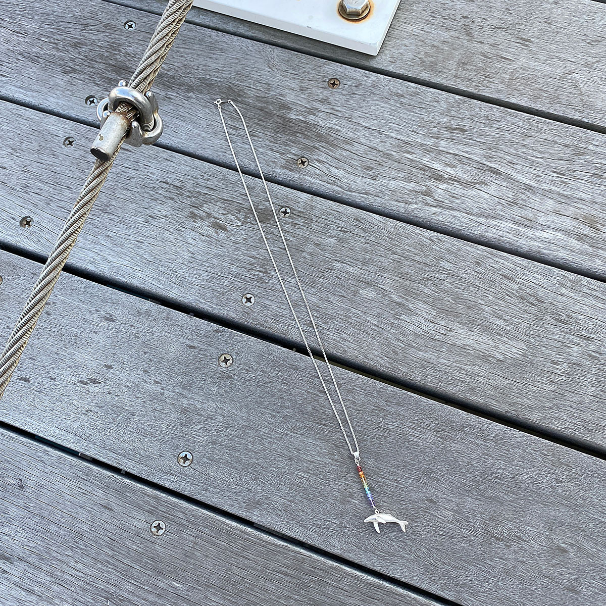 進化と多様性：ザトウクジラのペンダント