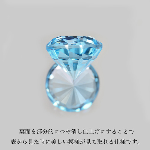 宝石ルース　【No1サービス品】天然スカイブルートパーズ12カラット ソ付 P3063960_8922396a-54c0-432b-