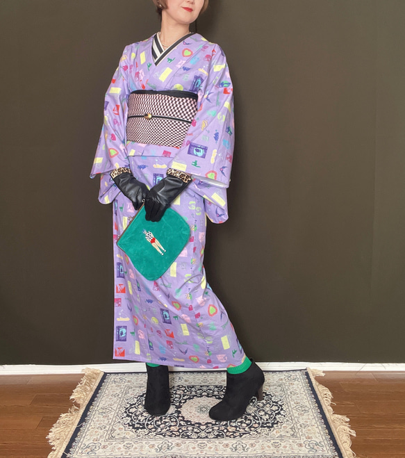 ポッピン・パープル〜Y.O.セレクション生地〜 ポッピン パープル セレクション生地 PE2276611368(17480円)