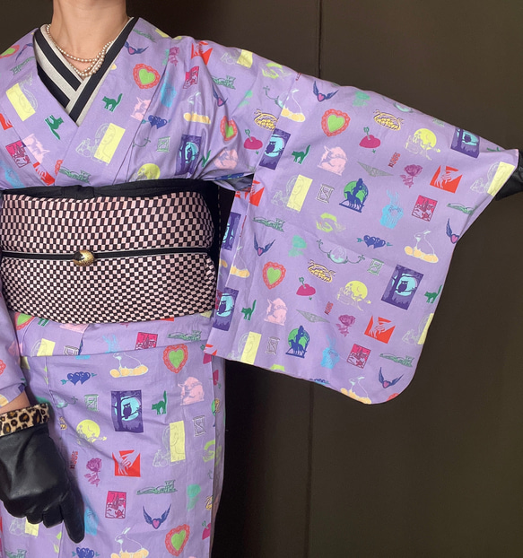 ポッピン・パープル〜Y.O.セレクション生地〜 ポッピン パープル セレクション生地 PE2276611368(17480円)