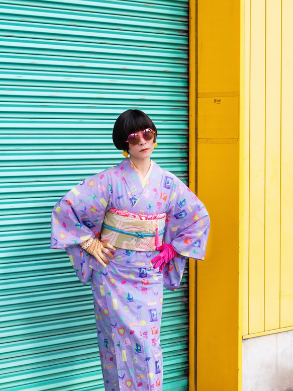 ポッピン・パープル〜Y.O.セレクション生地〜 ポッピン パープル セレクション生地 PE2276611368(17480円)