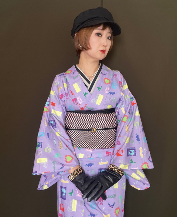 ポッピン・パープル〜Y.O.セレクション生地〜 ポッピン パープル セレクション生地 PE2276611368(17480円)