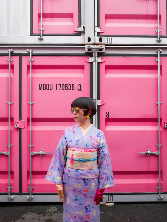 ポッピン・パープル〜Y.O.セレクション生地〜 ポッピン パープル セレクション生地 PE2276611368(17480円)