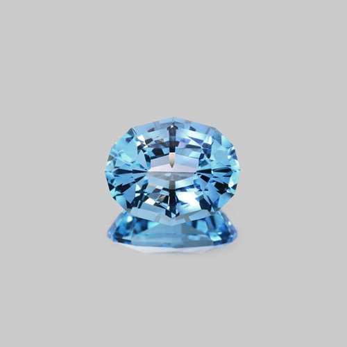 ソ付 ブルートパーズ 10.267ct ルース 特殊カット 天然石 CheReine 