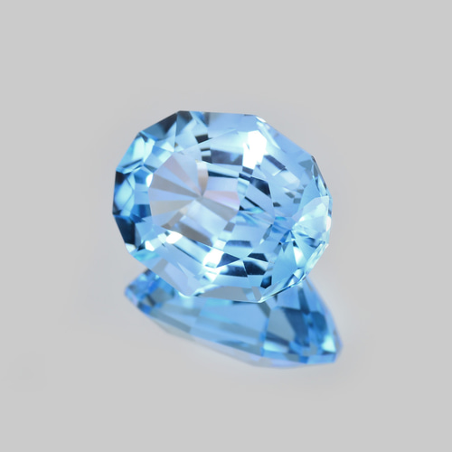 ソ付 ブルートパーズ 10.267ct ルース 特殊カット 天然石 CheReine 
