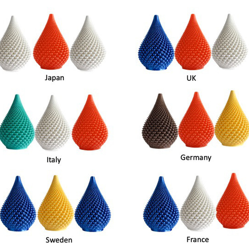 キャンドルライトしずく Midi(M) 高さ10cm 3個セット スタンド