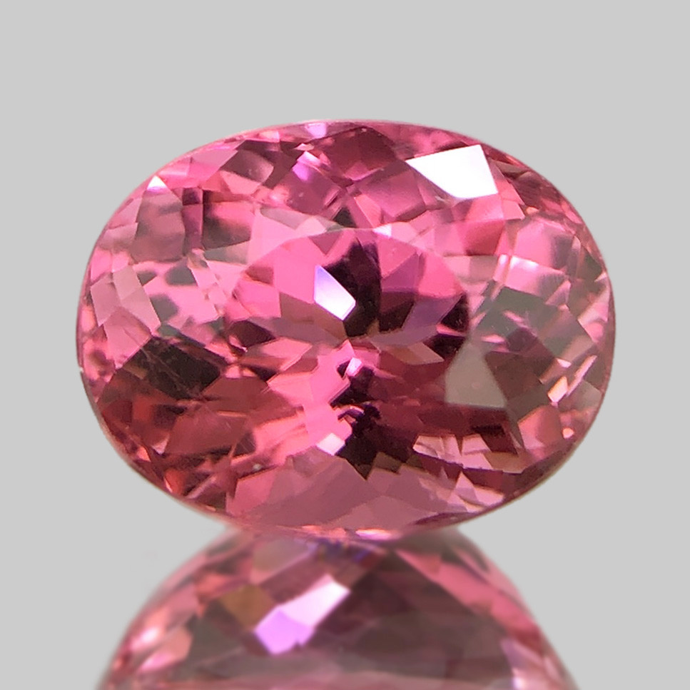 ミニ鑑別書付 ピンクトルマリン 2.538ct ルース オーバル