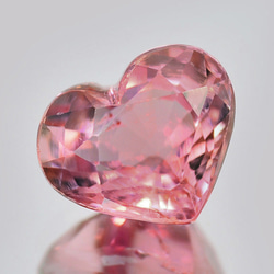 ソ付 ピンクトルマリン 0.967ct ルース ハートシェイプ 天然石