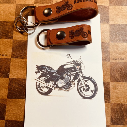 本革レザーキーストラップ バリオス オリジナルレザーストラップセット