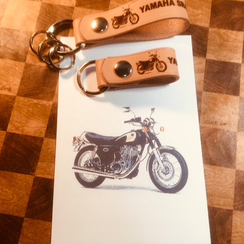 本革レザーキーストラップ SR400 オリジナルレザーストラップセット