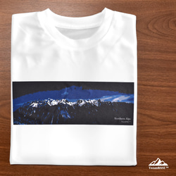 北アルプス 槍ヶ岳 穂高岳 涸沢カール 長袖Tシャツ ホワイト ドライ 吸水速乾 山 登山 3枚目の画像