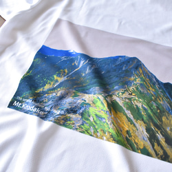 北岳 長袖Tシャツ ホワイト ドライ 吸水速乾 山 登山 2枚目の画像