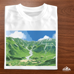 立山 夏 北アルプス 長袖Tシャツ ホワイト ドライ 吸水速乾 山 登山 3枚目の画像