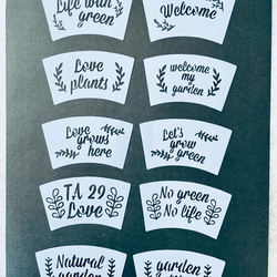 ステンシルシート　素焼き鉢用　No.1 1枚目の画像