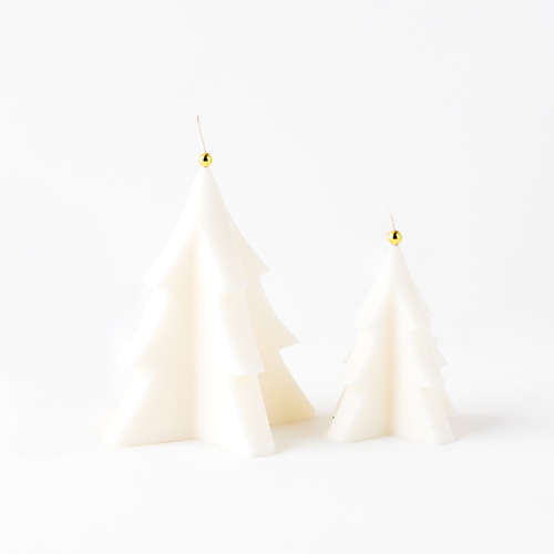 ツリーキャンドル 3つセット ソイキャンドル インテリア 冬 クリスマス