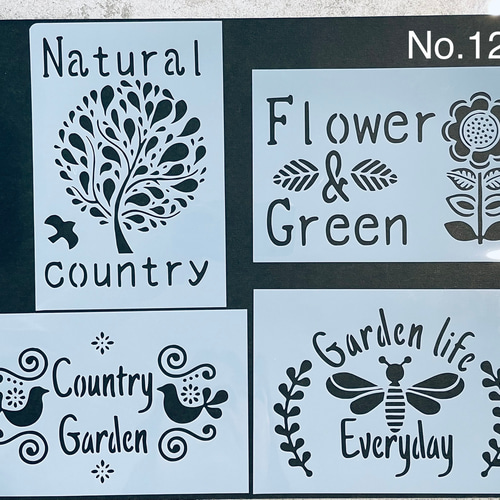 ステンシルシート　藤真様 ステンシルシート藤真様