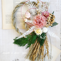 桜色 リース yuki 通販 13858357｜Creema(クリーマ)