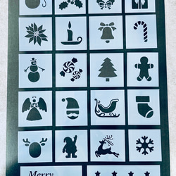 ステンシル　クリスマス　No.1 1枚目の画像