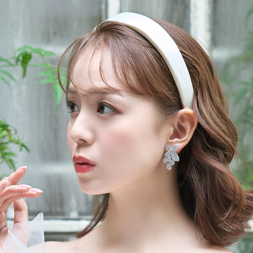 サテンカチューシャ KA-38|ウエディング シンプル 結婚式 花嫁 サテンカチューシャ KA-38|ウエディング シンプル 結婚式 花嫁