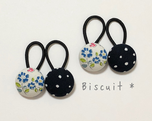 キッズ用♡くるみボタンヘアゴム 雑貨・その他 Biscuit * 通販